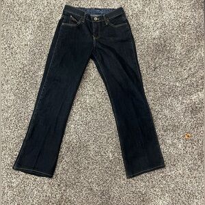 - Size  3/4 wrangler jeans HEMMED to a 26.5 inch inseam